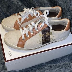 Coach canvas sneakers